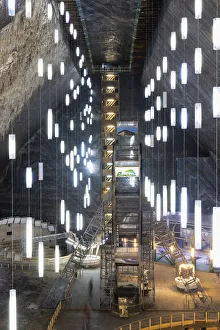 Romania, Transylvania, Cluj-Napoca. The 42 metre deep, 50 metre wide and 80 metre