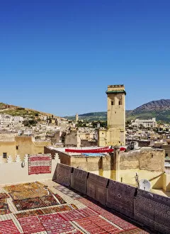 Medina Gallery: Rooftop Terrace in the Old Medina, Fes, Fez-Meknes Region, Morocco