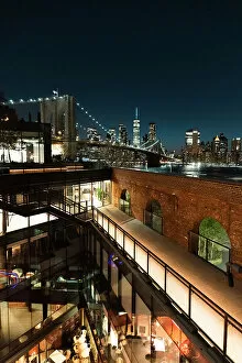 Images Dated 17th August 2022: Rooftop on Time Out Terrace, Brooklyn, New York City, USA