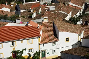 Images Dated 3rd September 2015: Rooftops of the historical village of Castelo de Vide. Alentejo, Portugal