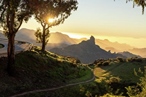 Canary Prints: Roque Bentayga, Tejeda, Gran Canaria, Canary Islands, Spain