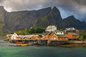 Reine Prints: The rorbuer of Sakrisoy, a small village in the souther part of the Lofoten Islands