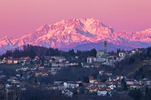Pennine Alps Prints: Rosa mount massif (Italy-Switzerland)