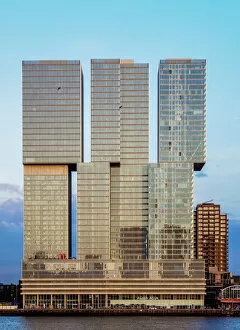 Images Dated 22nd March 2018: De Rotterdam Building, Kop van Zuid, Rotterdam, South Holland, The Netherlands