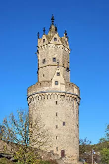 Images Dated 15th March 2023: The round tower at Andernach, Eifel, Rhine valley, Rhineland-Palatinate, Germany