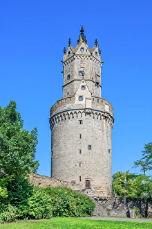 Rhein Prints: The round tower at Andernach, Eifel, Rhine valley, Rhineland-Palatinate, Germany