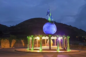 Roundabout, El Angel, Carchi Province, Ecuador