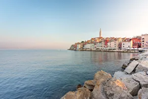 Rovinj - Rovigno, the seaside old town, Istria, Adriatic coast, Croatia