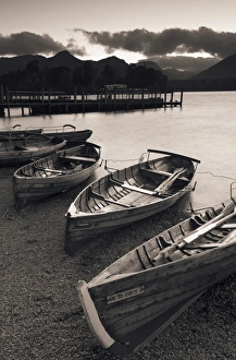 Rowing Boats Prints: Rowing Boats, Derwent Water, Lake District, Cumbria, UK