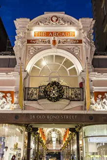 Images Dated 9th December 2020: Royal Arcade, Old Bond Street, Mayfair, London, England, UK