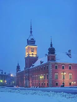 Poland Collection: Royal Castle at dawn, Warsaw, Masovian Voivodeship, Poland
