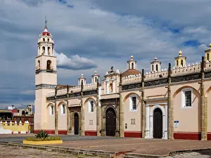Puebla State Prints: Royal Chapel at the San Gabriel Franciscan Convent, Cholula, Puebla State, Mexico