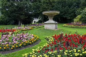 City Break Prints: Royal Crescent Gardens, Bath, Somerset, England