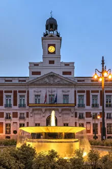 Images Dated 6th April 2018: Royal House of the Post Office or Real Casa de Correos, Puerta del Sol square, Madrid