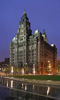 The Royal Liver Building is a Grade I listed building located in Liverpool, England