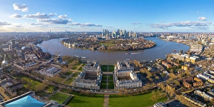 Greenwich Prints: Royal Naval College, (Canary Wharf)