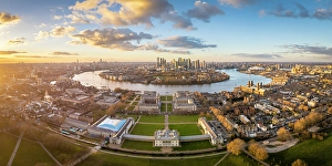 Greenwich Prints: Royal Naval College, (Canary Wharf)