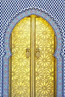 Medina Gallery: Royal Palace Door, Fes, Morocco