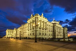Images Dated 6th April 2018: Royal Palace of Madrid or Palacio Real de Madrid, Madrid, Community of Madrid, Spain