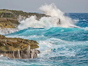 Power Prints: The rugged ironshore on the Caribbean Sea at Pedro St