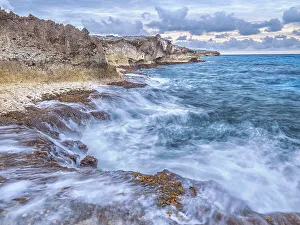 Power Prints: The rugged ironshore on the Caribbean Sea at Pedro St