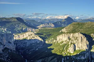 Rugged mountainous landscape in Gorges du Verdon, Alpes-de-Haute-Provence Rugged mountainous landscape in Gorges du Verdon, Alpes-de-Haute-Provence