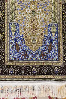 Handmade Prints: Rugs or carpets made of silk and cotton, a traditional art of embroidery. Suzanni