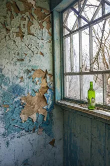 Abandoned Gallery: Ruined house in an abandoned village inside the Chernobyl Exclusion Zone, Ukraine