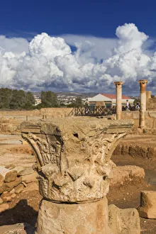 Ruins of ancient city of Paphos, Cyprus