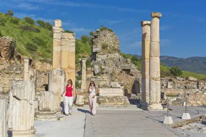 Ephesus Prints: Ruins of ancient Ephesus, Selcuk, Izmir Province, Turkey
