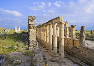 Past Prints: Ruins of ancient Hierapolis, Pamukkale, Anatolia, Turkey