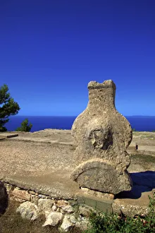 North Cyprus Prints: Ruins of Ancient Palace, Vouni, North Cyprus