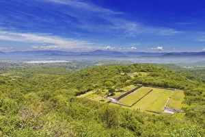 Latin Prints: Ruins of Xochicalco, Morelos state, Mexico