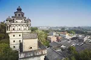 Ruishi Diaolou in Jinjiangli village (UNESCO World Heritage Site), Kaiping, Guangdong