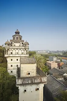 Ruishi Diaolou in Jinjiangli village (UNESCO World Heritage Site), Kaiping, Guangdong