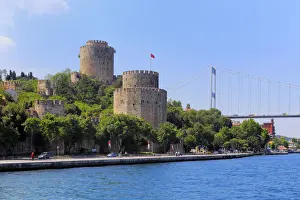 Bosphorus Prints: Rumelihisari (Rumelian Castle, Roumeli Hissar Castle), Bosphorus, Istanbul, Turkey