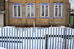 Rural wooden house