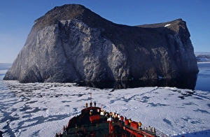 Russia, Franz Josef Land, Rubini Rock
