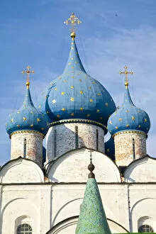 Images Dated 25th May 2010: Russia, The Golden Ring, Suzdal, The Kremlin, Cathedral of the Nativity of the Virgin