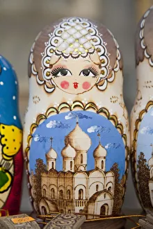 Russia Prints: Russia, The Golden Ring, Suzdal, Russian dolls