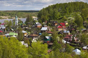 Plyos Prints: Russia, Ivanovo Oblast, Golden Ring, Plyos of Volga River