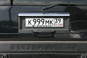 Images Dated 28th October 2008: Russia, Kaliningrad, Russian number plate