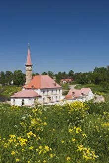 Russia, Leningradskaya Oblast, Gatchina, Prioratsky Palace, built by Czar Paul I for