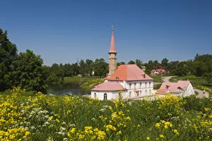 Images Dated 28th November 2011: Russia, Leningradskaya Oblast, Gatchina, Prioratsky Palace, built by Czar Paul I for