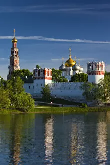 Russia, Moscow Oblast, Moscow, Khamovniki-area, Novodevichy Monastery, late afternoon