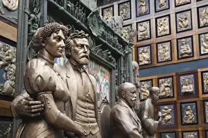 Russian Federation Prints: Russia, Moscow, Presnya-area, Studio of Zurab Tsereteli, Russian Super-artist, sculptures