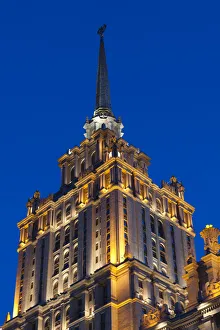 Russian Federation Prints: Russia, Moscow, Presnya-area, Ukraina Hotel, one of the Stalin Seven Sisters buildings