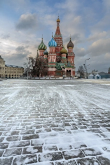 Russia, Moscow, Red Square, St. Basils Cathedral