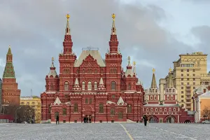 Moscow Prints: Russia, Moscow, Red Square, State Historical Museum