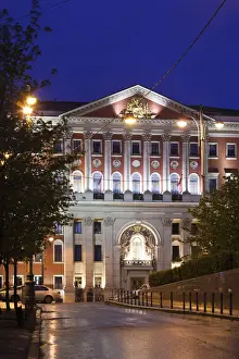Russian Federation Prints: Russia, Moscow, Tverskoy-area, Tverskaya Street and Moscow Mayors Office